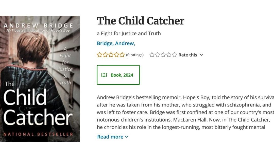 The Child Catcher: A Fight for Justice and Truth by Andrew Bridge