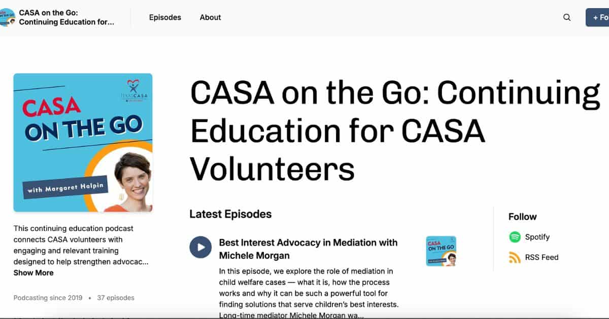 CASA on the Go Podcast